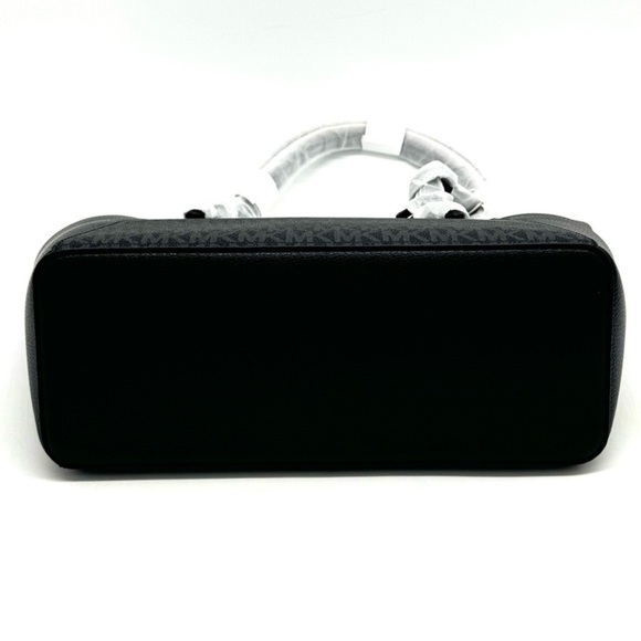 Michael Kors Large Charlotte TZ Tote Bag Black Signature - Picture 6 of 10